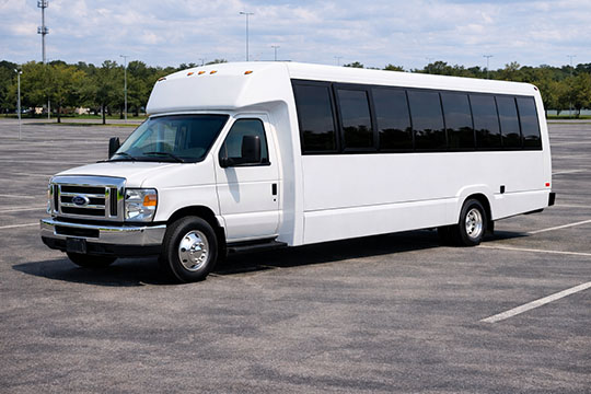 25-passenger mini coach available for charter in Phoenix, AZ