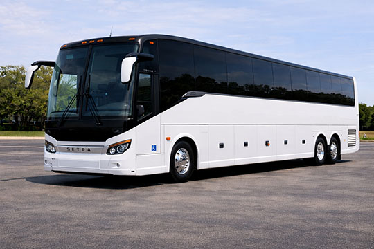 56-passenger charter bus Phoenix
